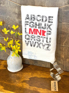 Flour Sack Towel - MN Alphabet (ABC)