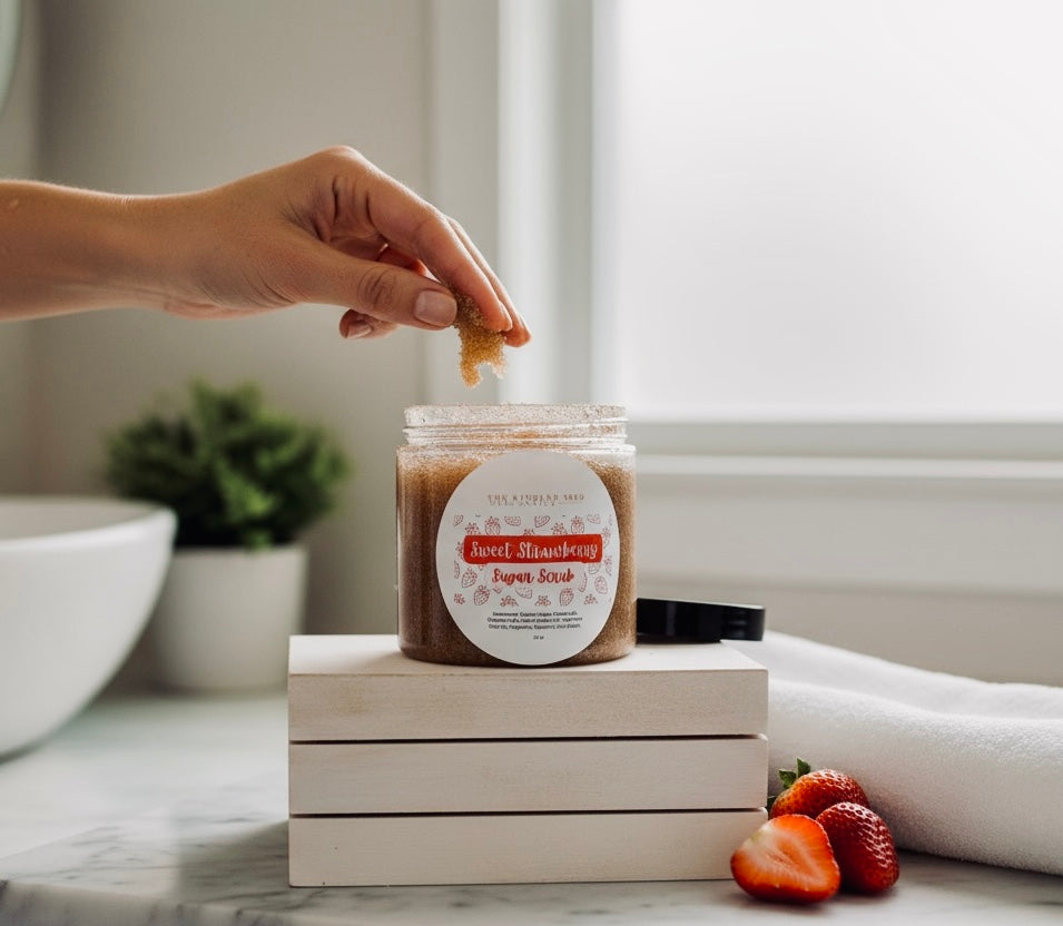 Sweet Strawberry Sugar Scrub