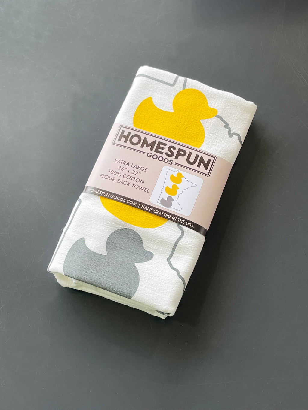 Flour Sack Towel - Gray Duck MN