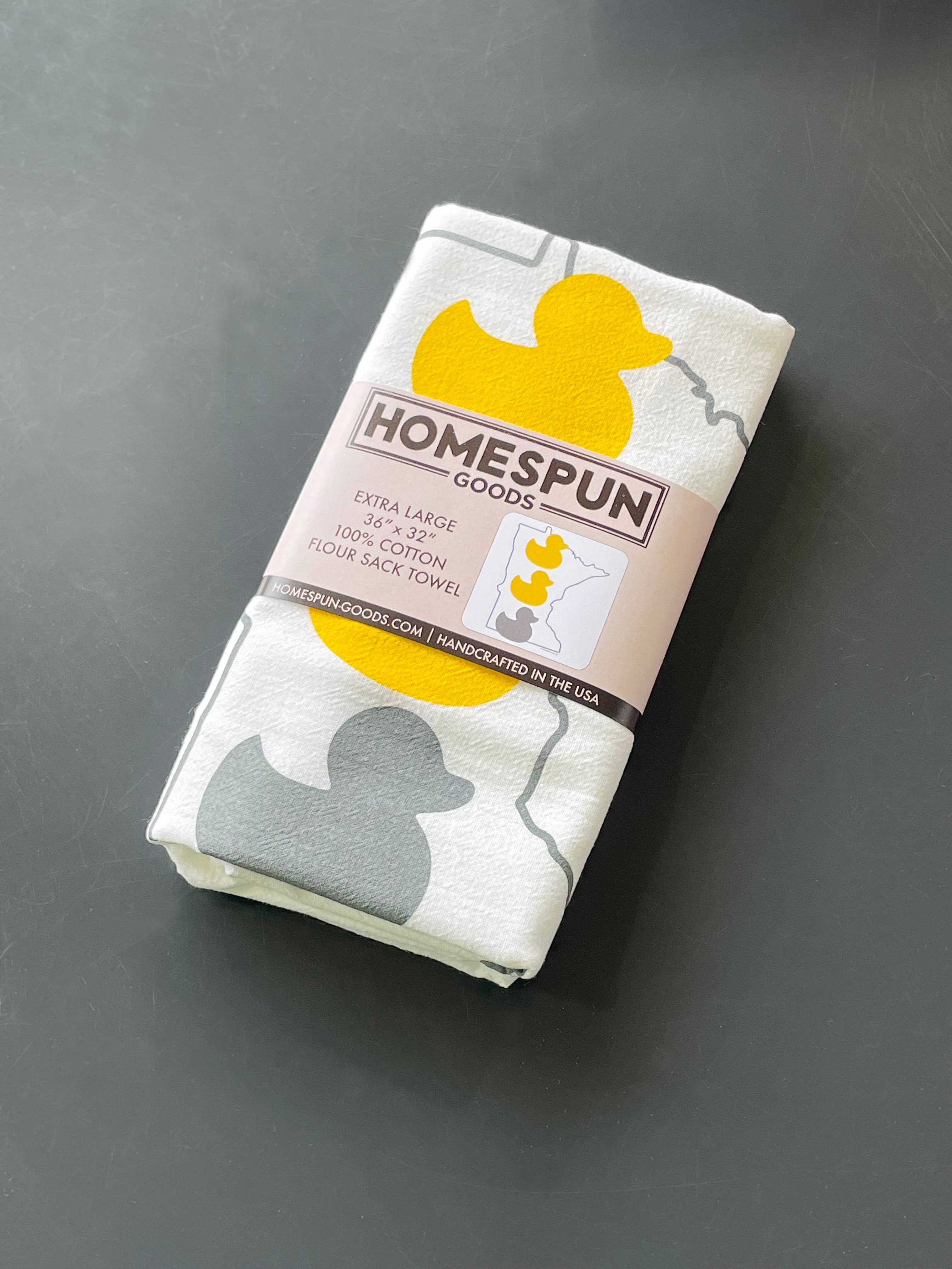 Flour Sack Towel - Gray Duck MN