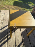 Repurposed Mustard Yellow Table