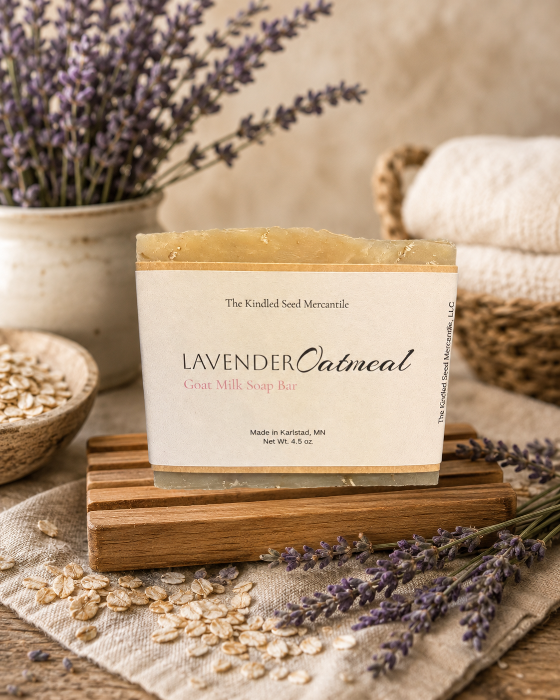 Lavender Oatmeal Goat Milk Soap
