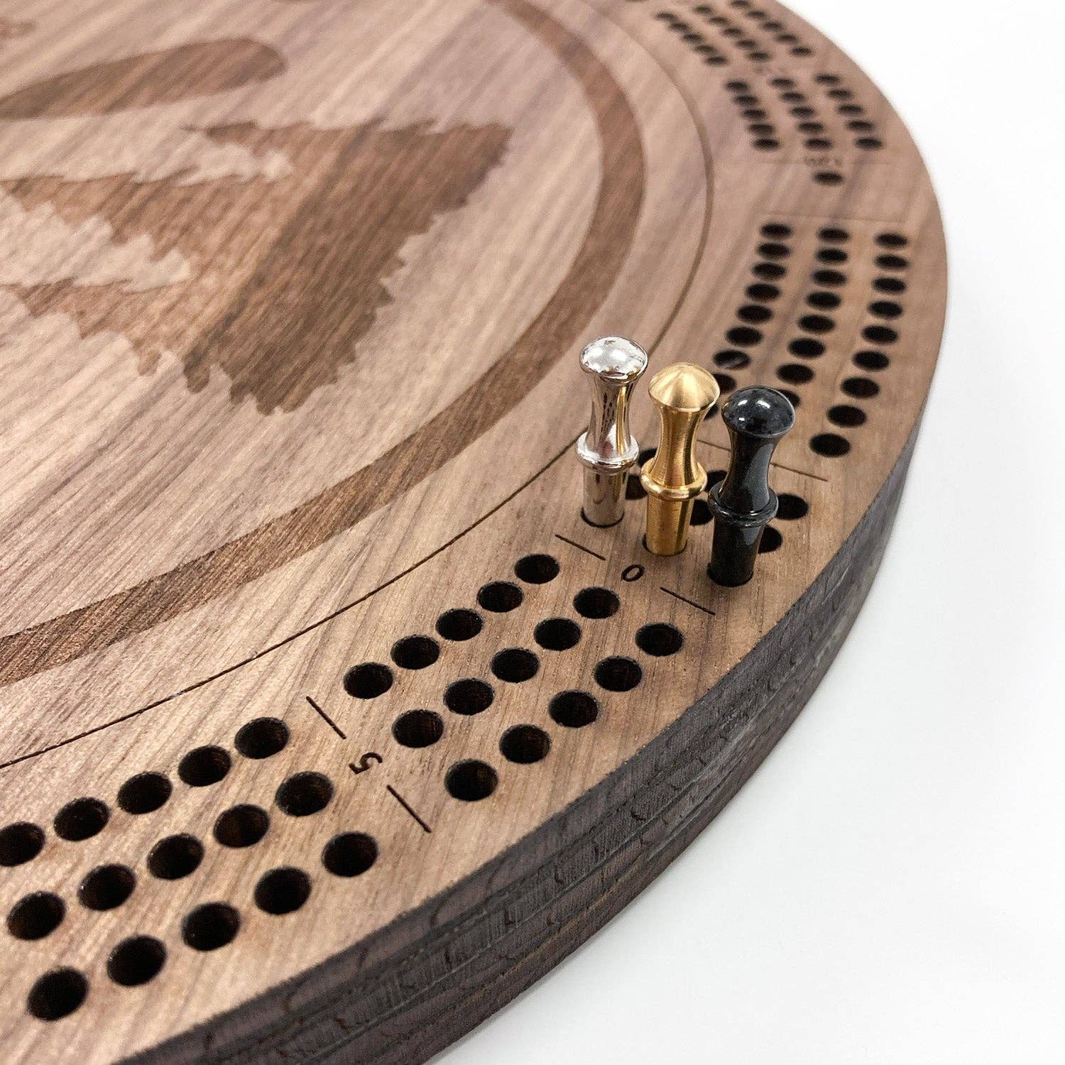 MN Lakes Cribbage Board